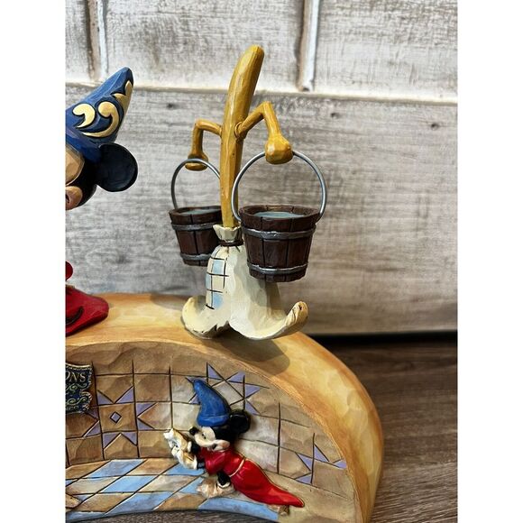 Jim Shore NWB Disney Traditions-"Summoning the Stars" 4043653 Fantasia Mickey - Picture 3 of 6